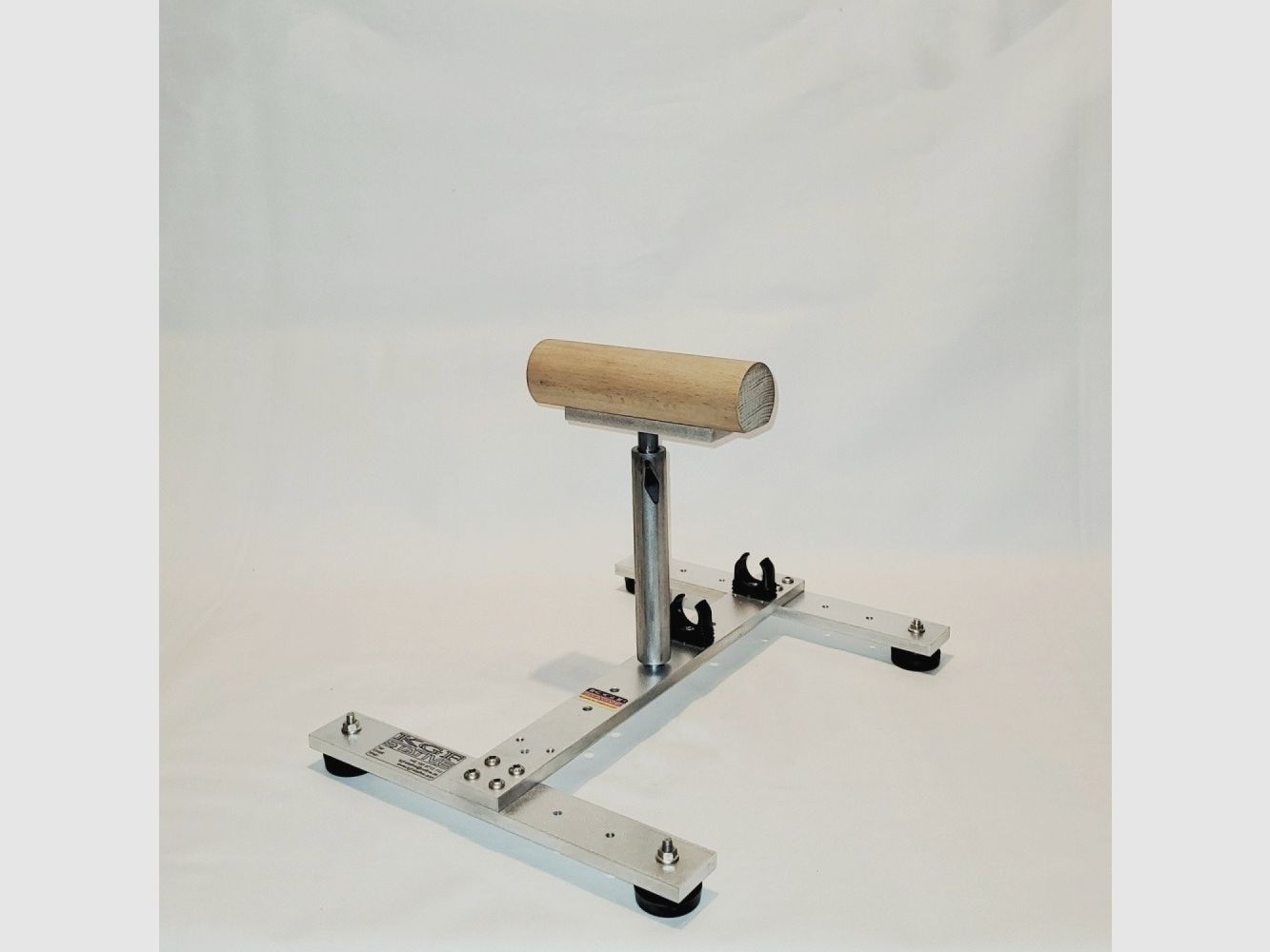 KGF-Auflagestativ - Auflageständer Alu HT-1000-Basic18 mit Buchenholz-Auflage 5x18cm, klappbar
