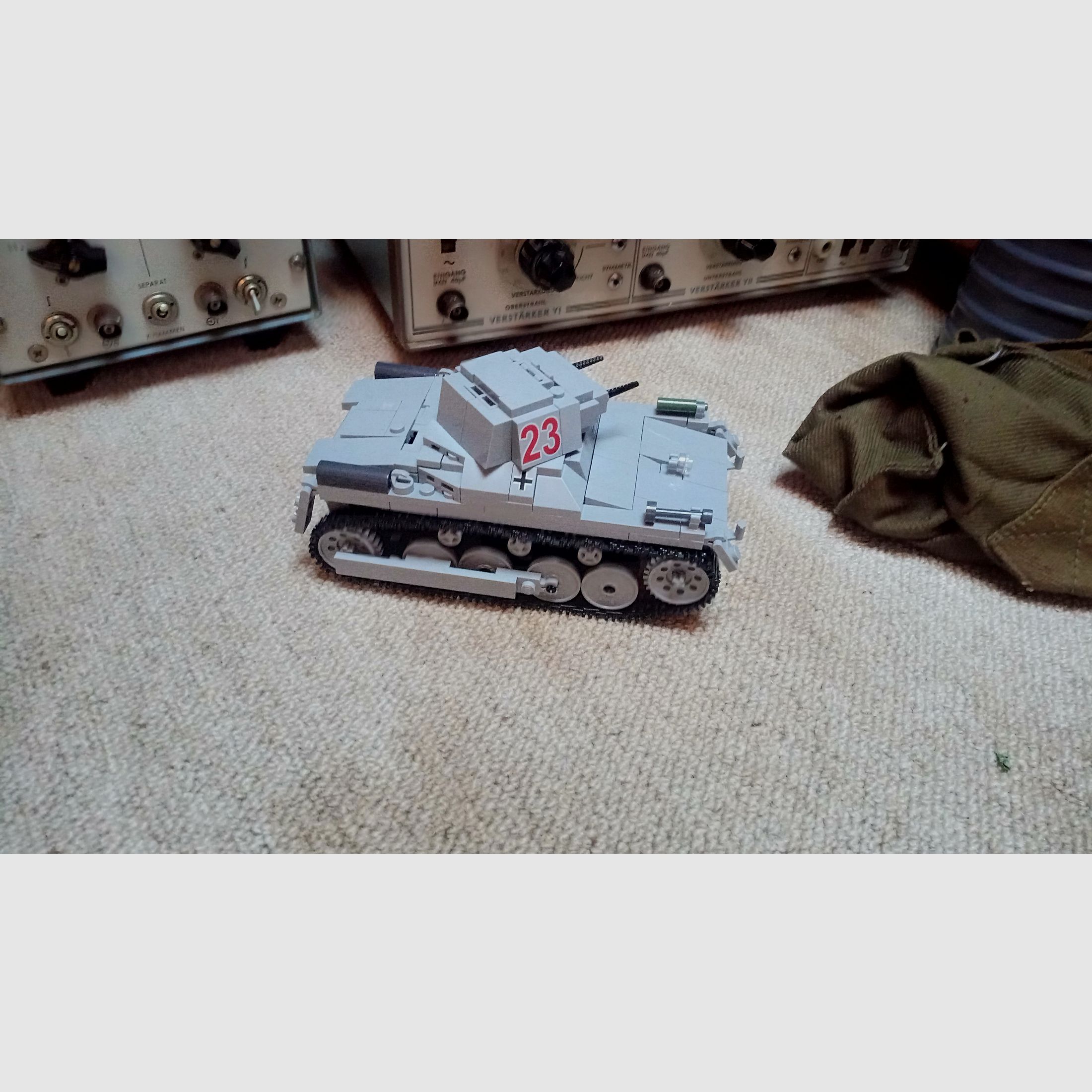 Cobi char allemand WK2 Panzer I / PzKpfw (1) Ausf. A (avec double MG13) briques de construction compatibles Lego Numéro de produit 2474