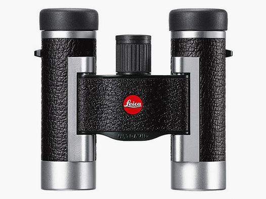 Leica ULTRAVID 10x25 leathered, silver compact binoculars