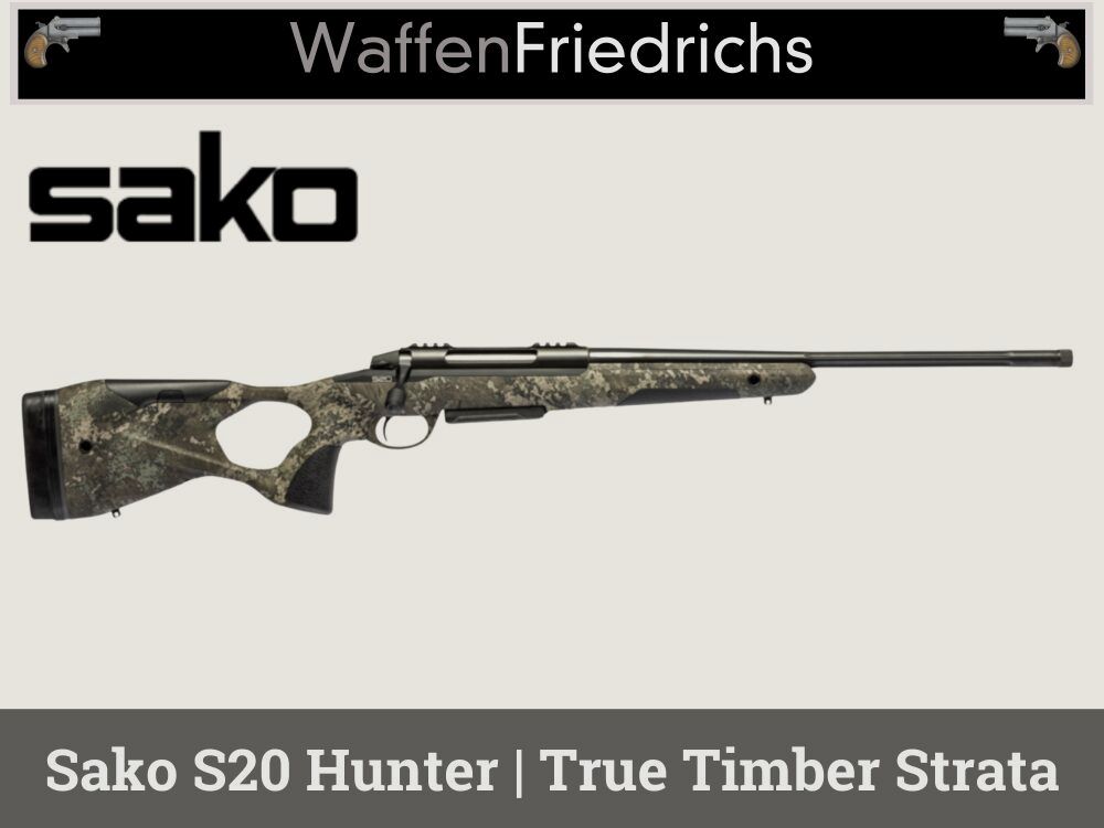 SAKO S20 Hunter | True Timber Strata 51 cm - Waffen Friedrichs