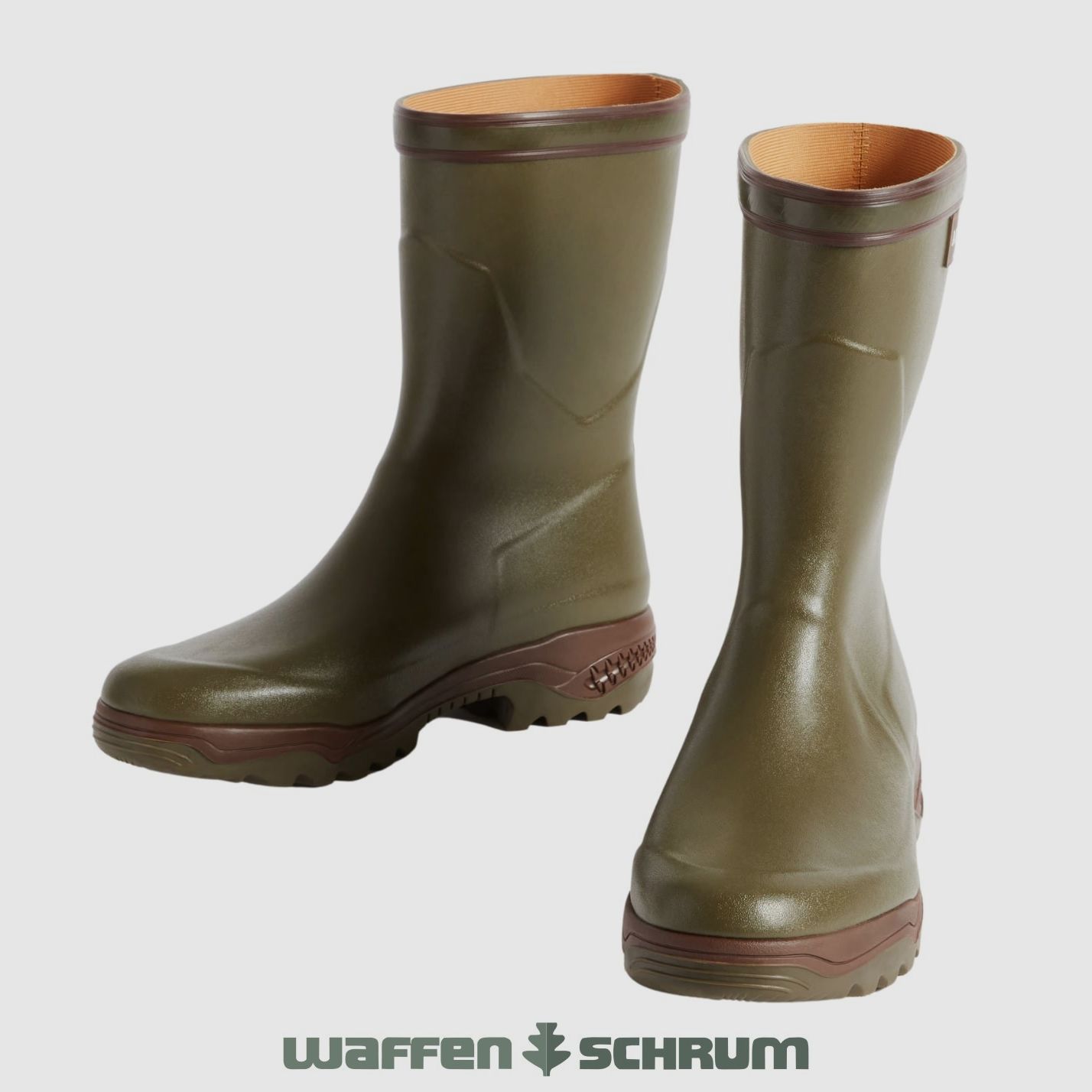 Aigle Gummistiefel Parcours 2 Halbstiefel Bottillon Khaki
