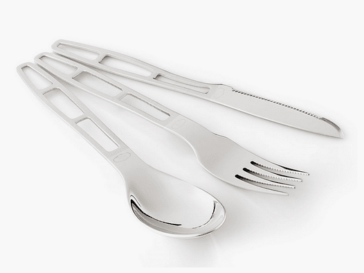 GSI Outdoors Glacier Edelstahl-Besteckset 3 tlg.