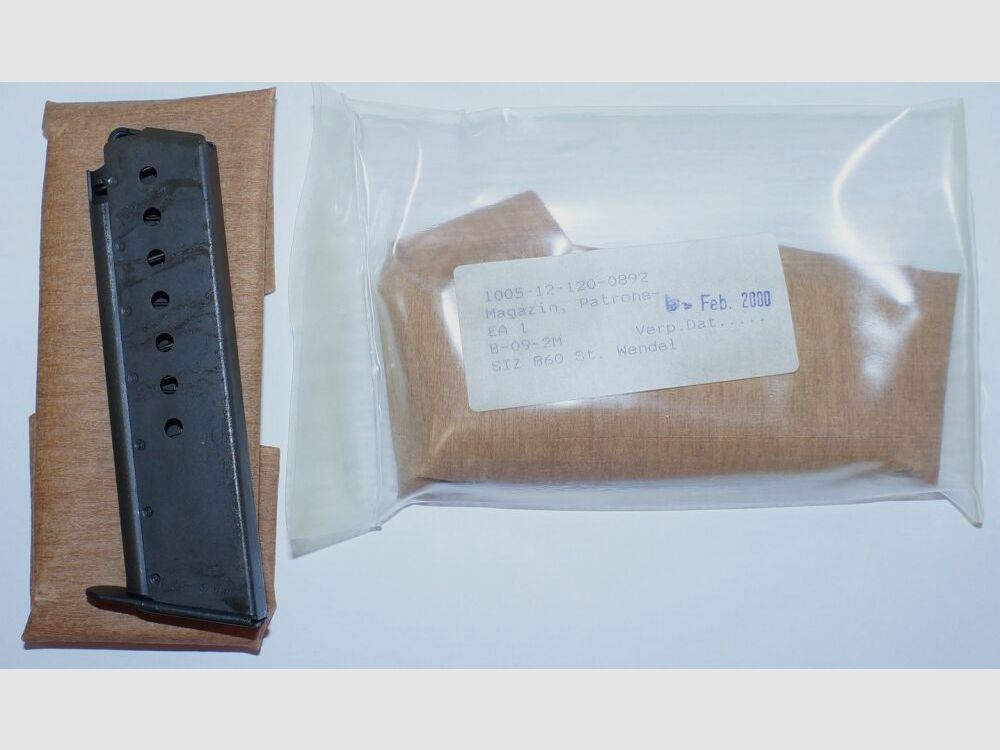 Walther Walther P1/P38 Magazin Kal.9mm Para ( 9x19 ), Originalverpackt