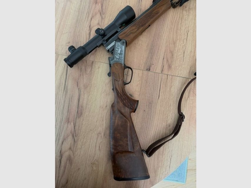 Blaser over-and-under combination gun BBF 95 with high-quality Zeiss