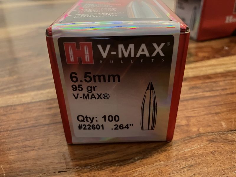 Hornady Vmax 95gr .264 6,5mm 100 St