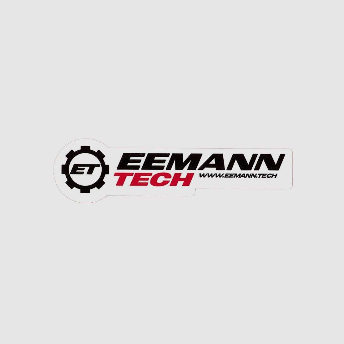 Eemann Tech Adhesif 3D avec logo – Blanc, image 3 sur 3