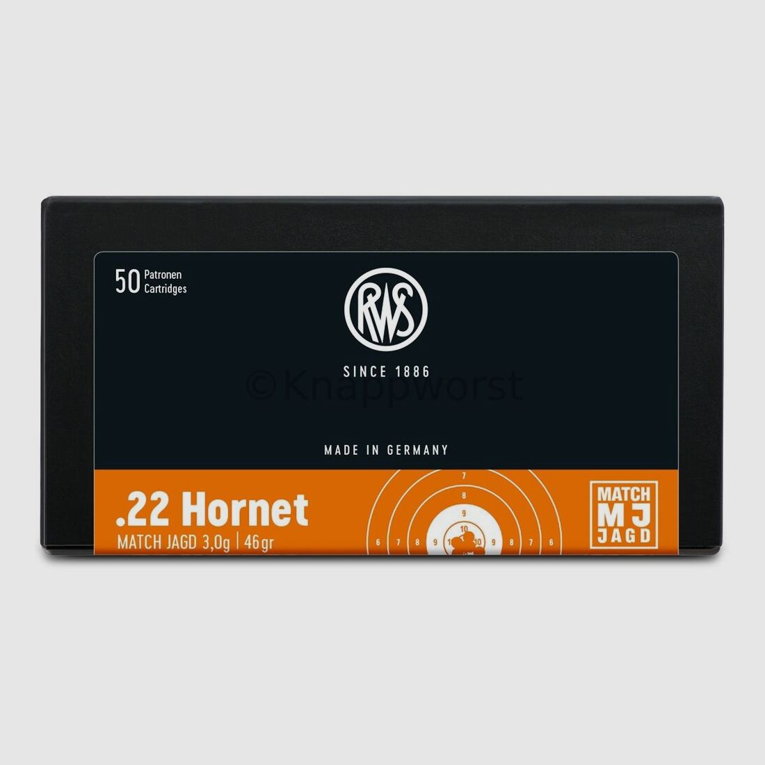 RWS RWS .22 Hornet MJ 3,0g 50 Stck.