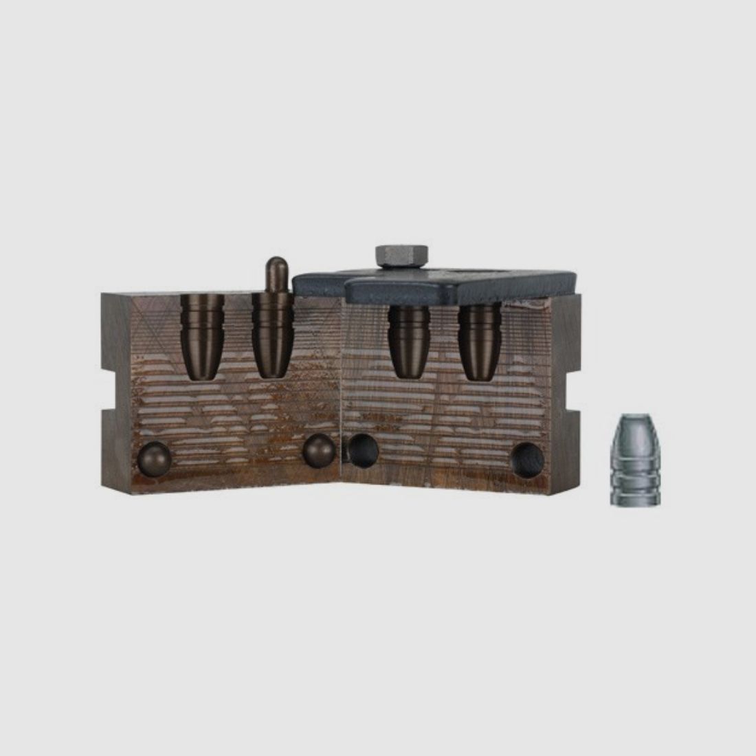 RCBS Doppelgiesskokille .356 / 9mm 147gr / 9,5 g 9mm-147-FN Flachkopfgeschosse .356
