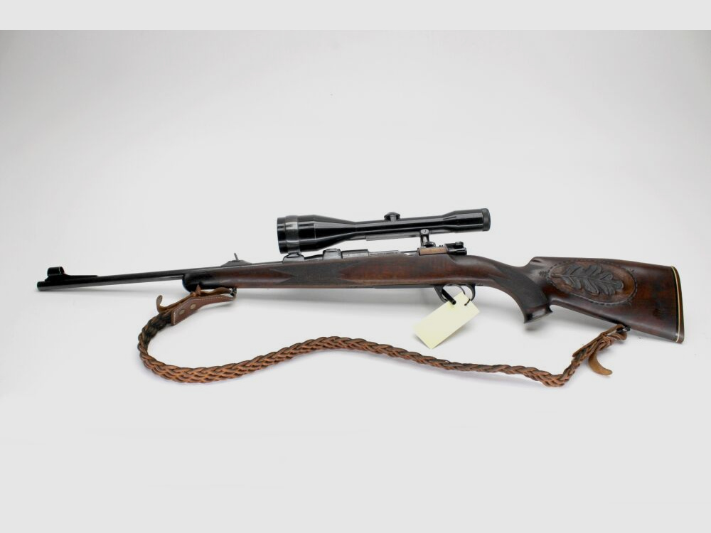 Rep. rifle Mauser 98 hunting conversion with Zeiss Diatal 8x56 and stock shortening 9.3x62