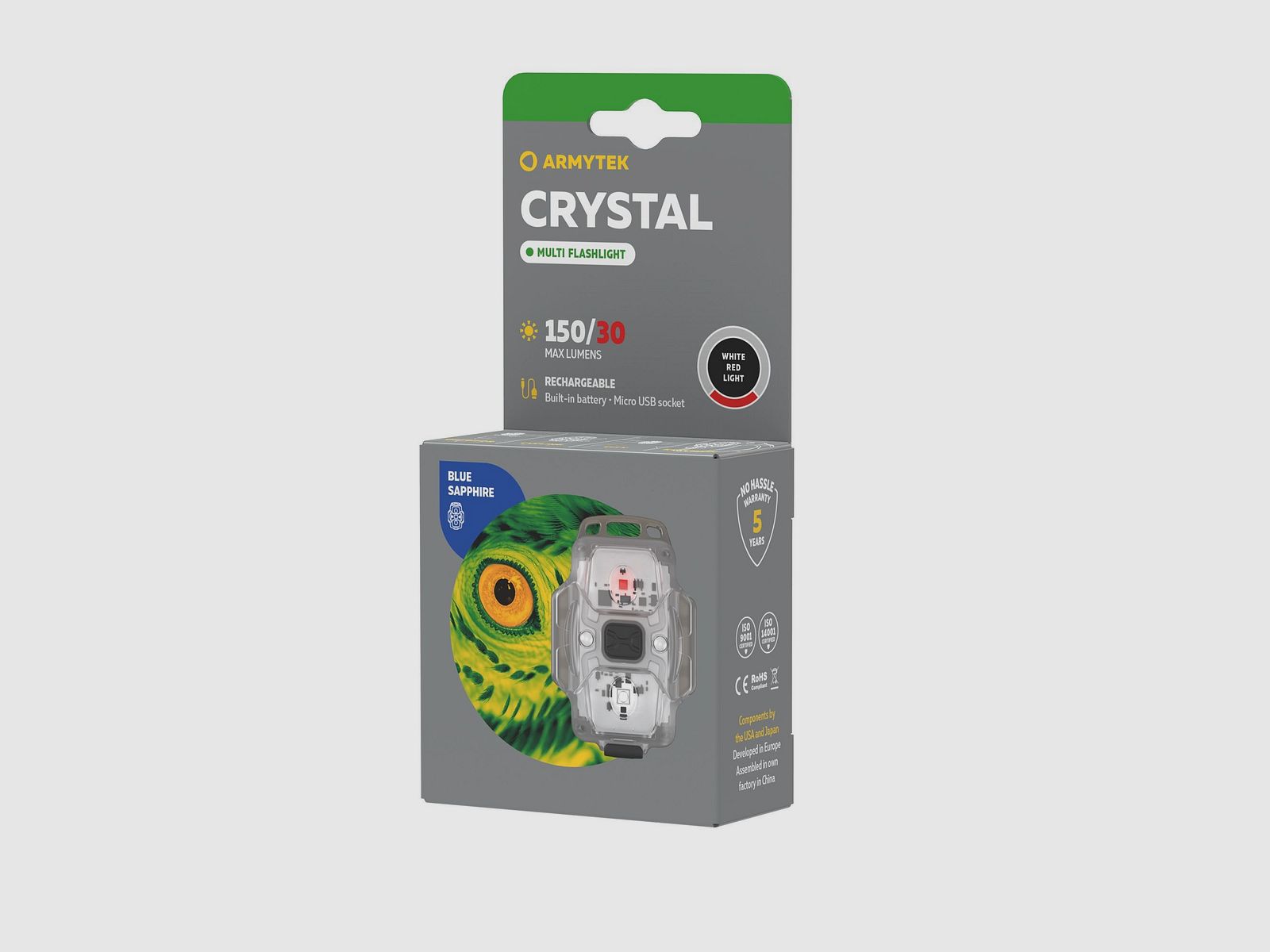 Armytek Crystal Blue Taschenlampe 148 lm, Bild 6 von 6