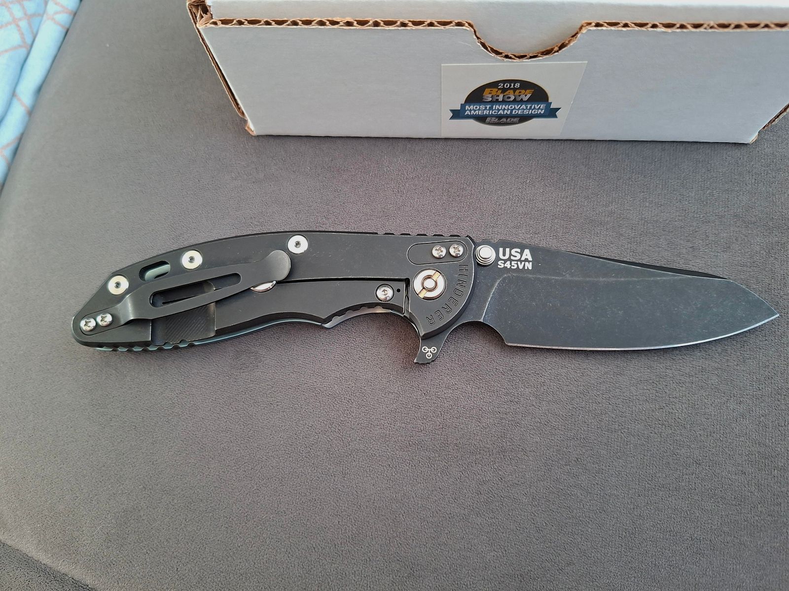 Hinderer XM-18 3.5 Sheepsfoot S45VN
