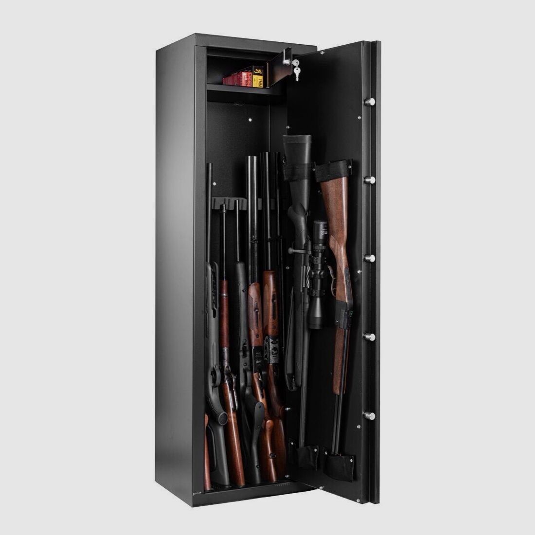 Waffenschrank Rietti für 10 Waffen mit Schlüsselverschluss – 150 cm – 2mm, Bild 4 von 11