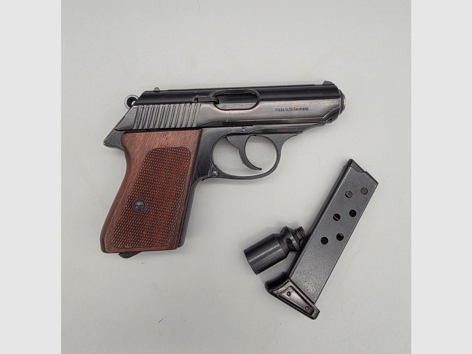 SRS blank firing pistol Erma EGP 75 S proof 1980 in caliber 8mmK PTB 69/4