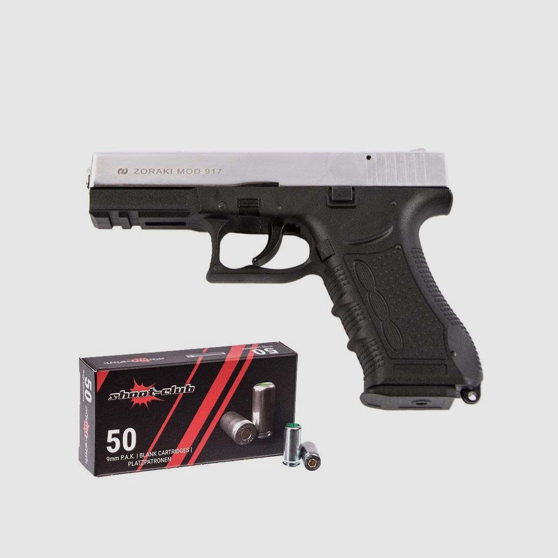 Zoraki 917 Schreckschusspistole chrom