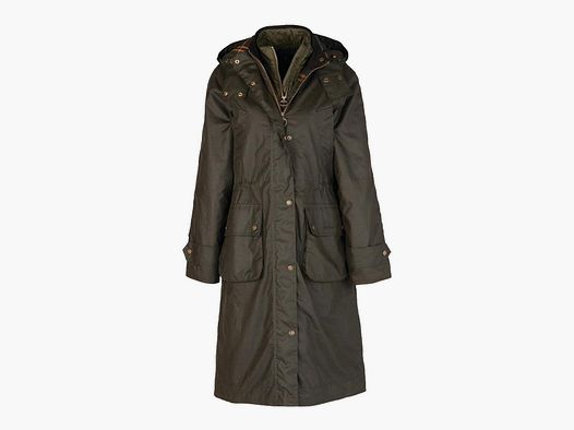 Barbour Le Cannich Wax Coat Olive Women 12