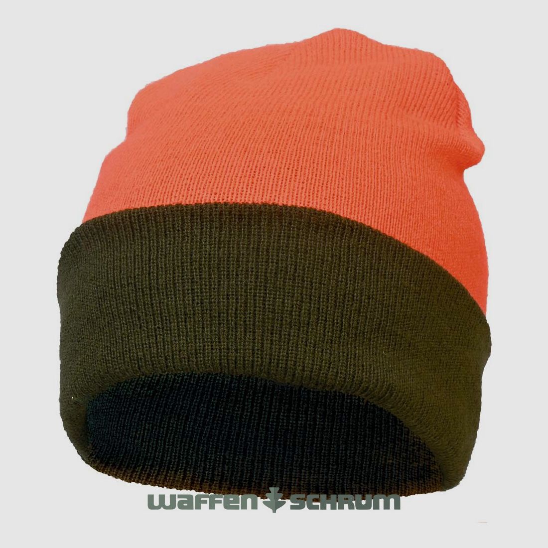 Lodenhut Wendemütze Oliv-Orange