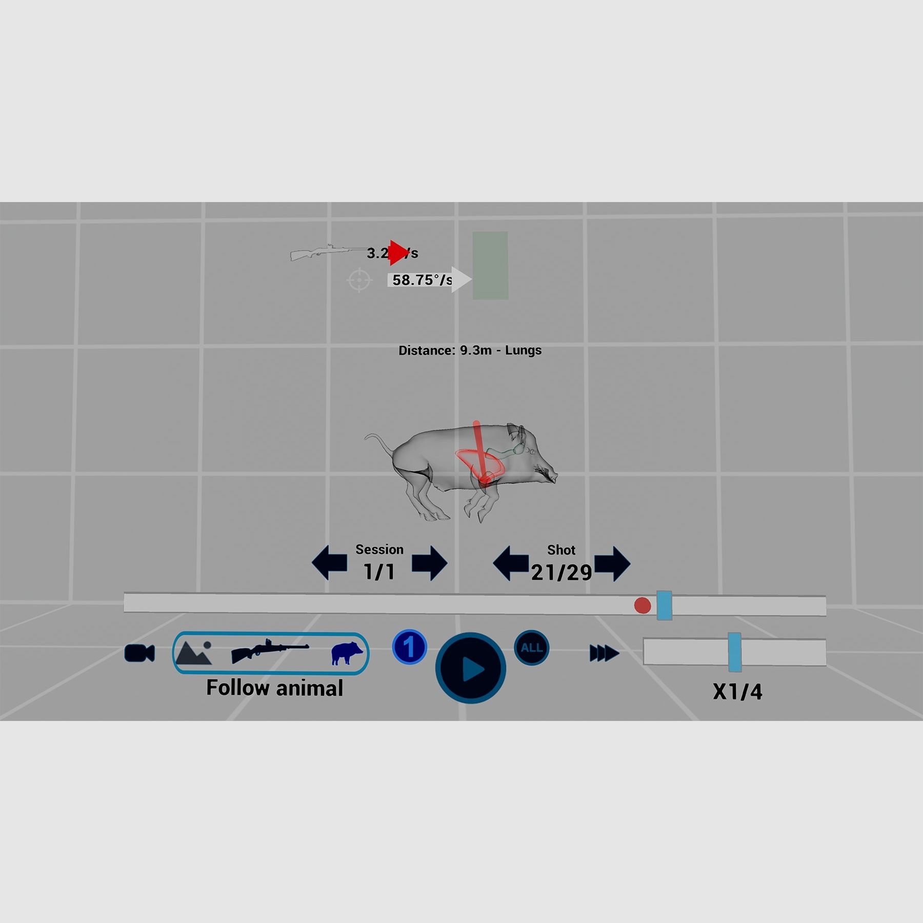 GAIM HUNTING simulateur de tir avec crosse réglable, image 5 sur 13