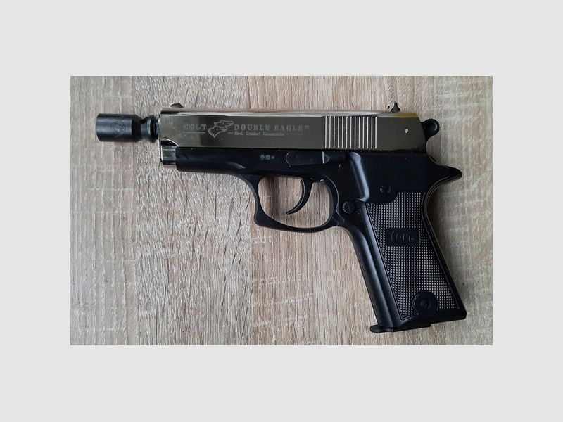 Seltene Colt Double Eagle Combat Commander Shining/ Kal. 9 mm P.A.K.