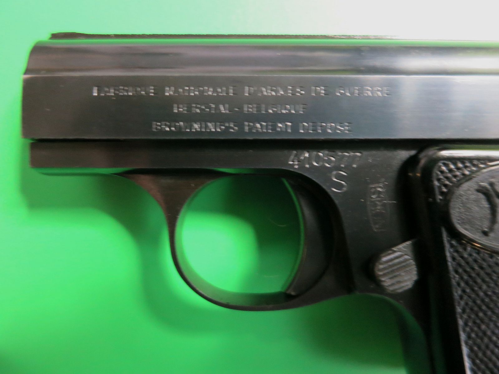 FN Herstal Browning Taschenpistole FN Baby Browning (Vest Pocket), Kal. 6,35 mm, FN 1906, VP .25     #74