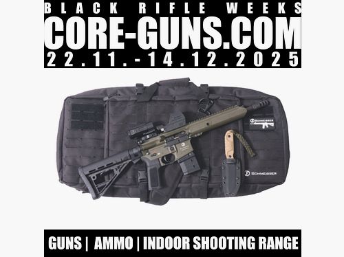 Schmeisser S4F Sport OD Green 10.5"LL + Falke LE + B5X Magnifier + Bag + Schmeisser Knife