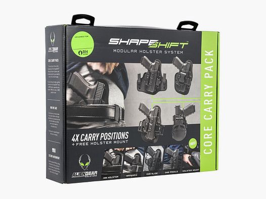Alien Gear Holsters – H11 Pistol Holster Set – Shapeshift Core Carry Pack – Right