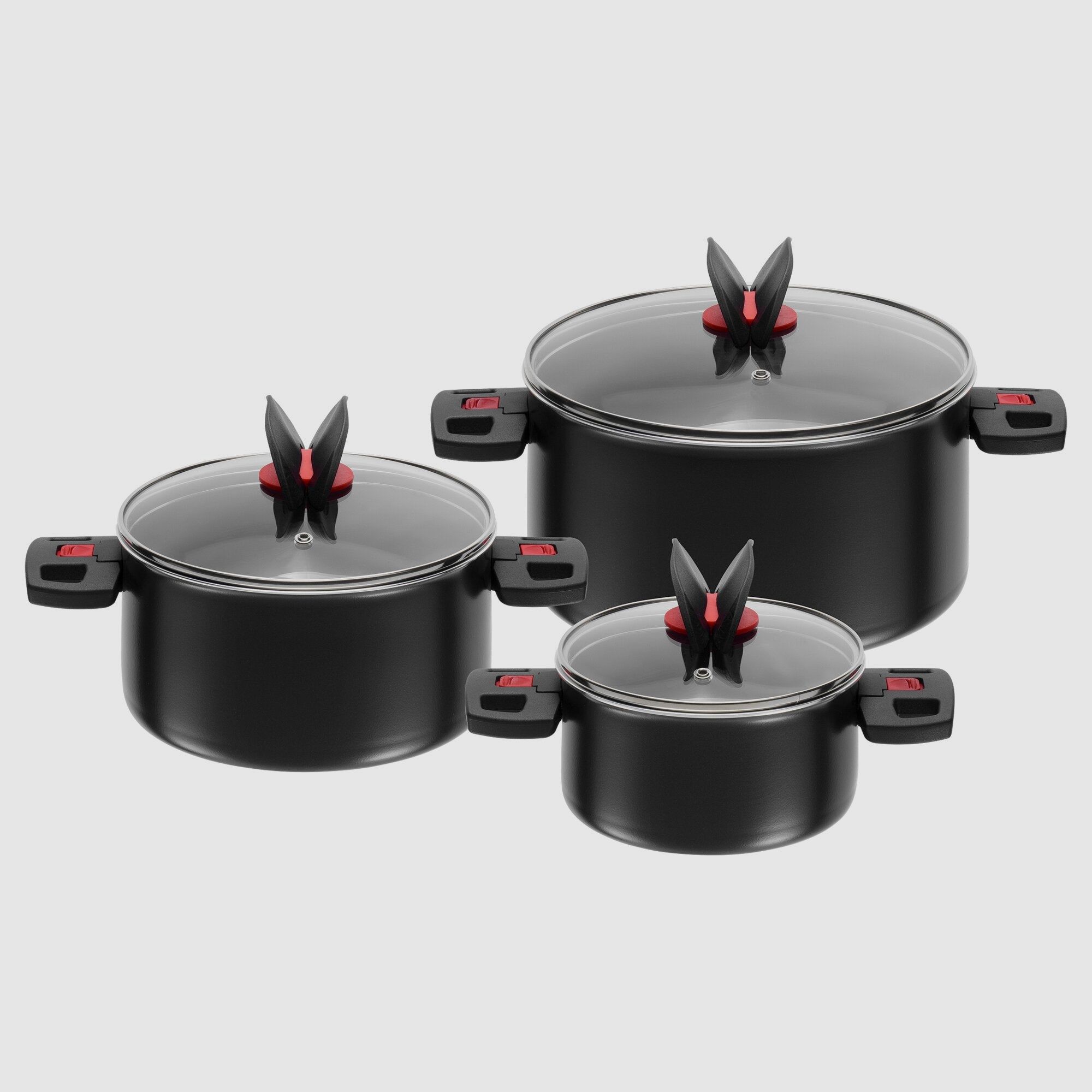 Click & Cook Cookware Set 3-pcs, image 2 of 4