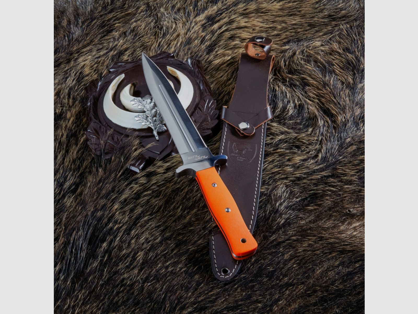 Couteau de chasse Parforce 2006912 Hatz-Watz Boar Hunter G10 FT