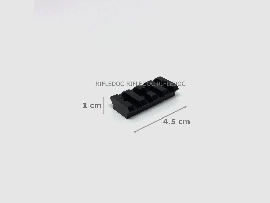Adapter für 21mm Weaver / Picatinny Schiene 2 Stück