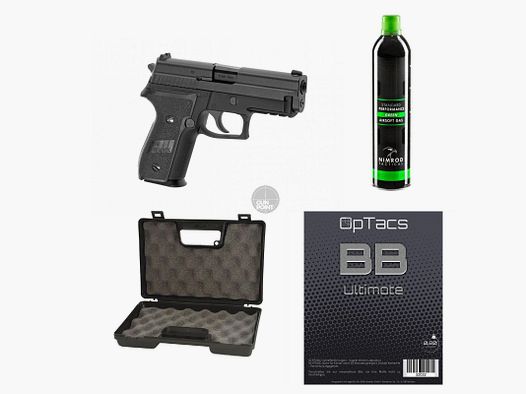 SET !!! Softair - Pistole - WE - P229R Full Metal GBB - ab 18, ber 0,5 Joule