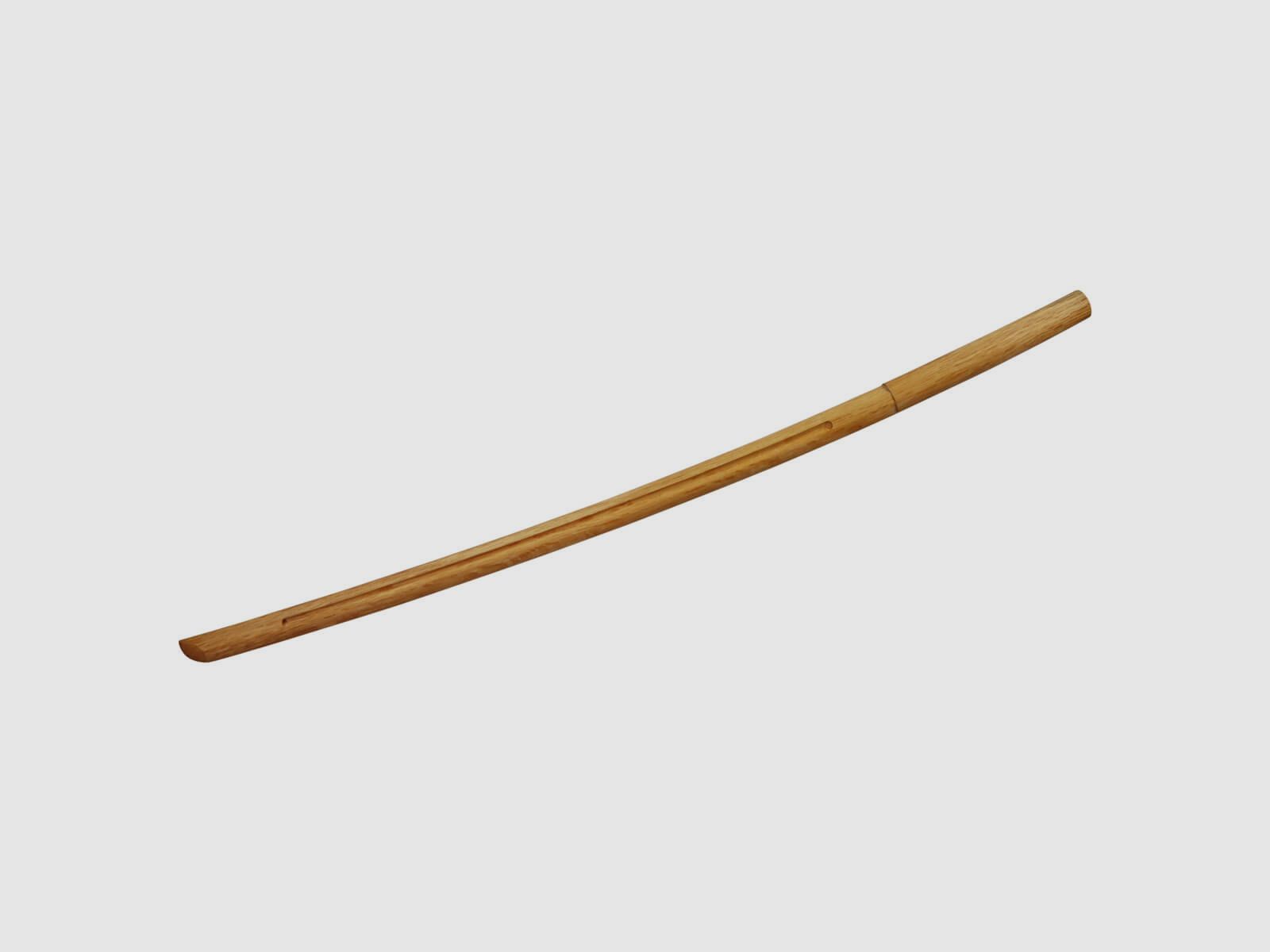 Akagashi Bokken Kenmine from Japan with Hollow Groove