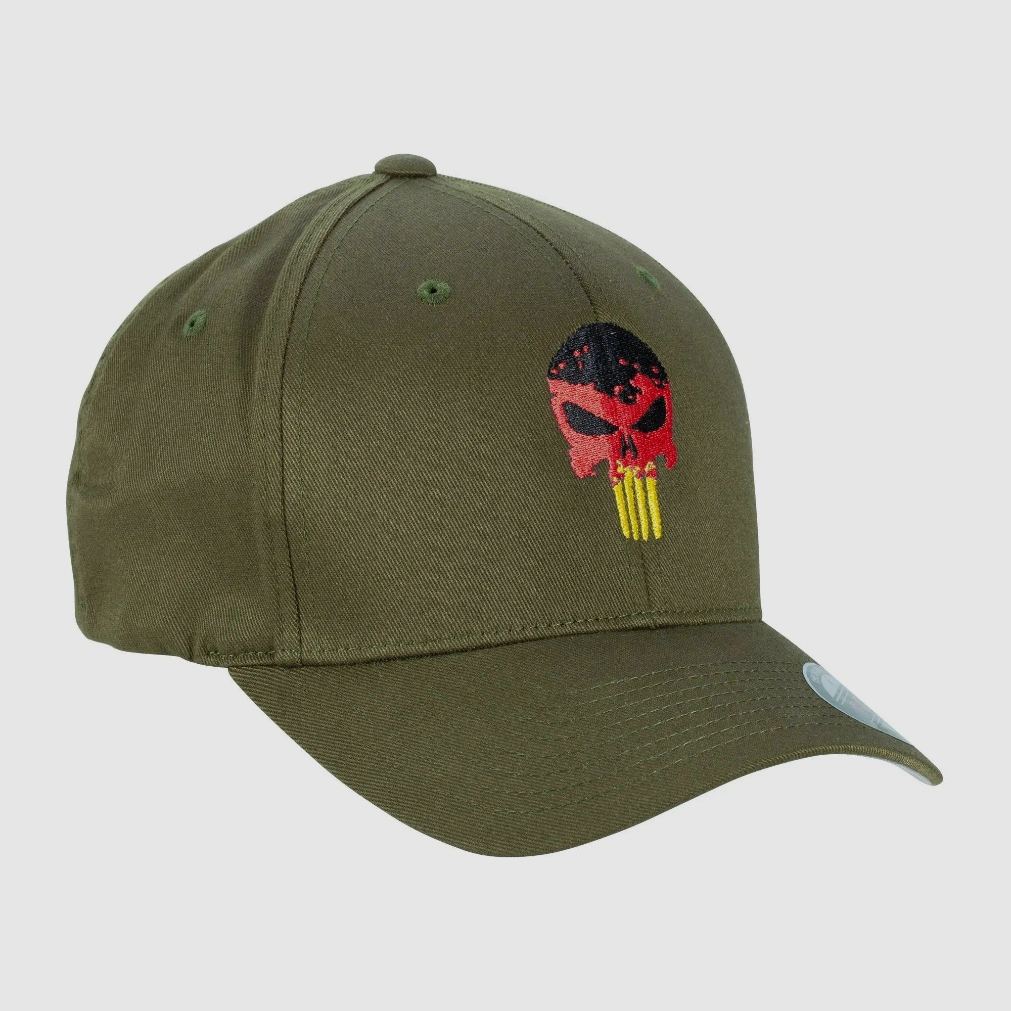 Flexfit Café Viereck Cap Flexfit Punisher bunt oliv