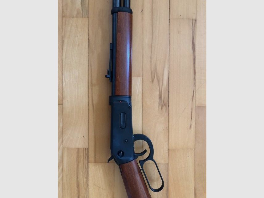 Umarex Cowboy Rifle 88g Co2 GEWEHR inkl. Magazin + 88g CO2 Patrone + eine Dose Munition schwarz braun SET