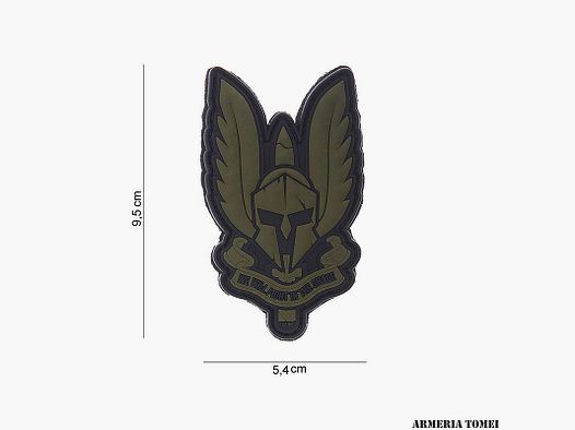 PATCH – 3D PVC SPARTAN GREEN #10099