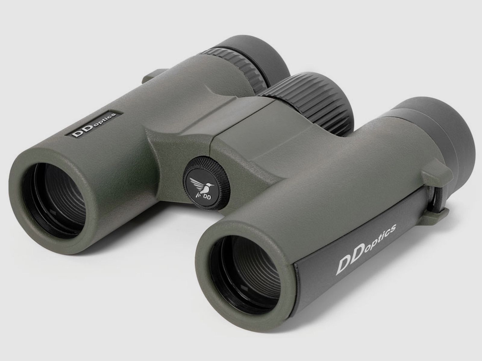 DDoptics 440120035 Fernglas Kolibri 8x25 Gen3 grün mit Tasche und Trageriemen