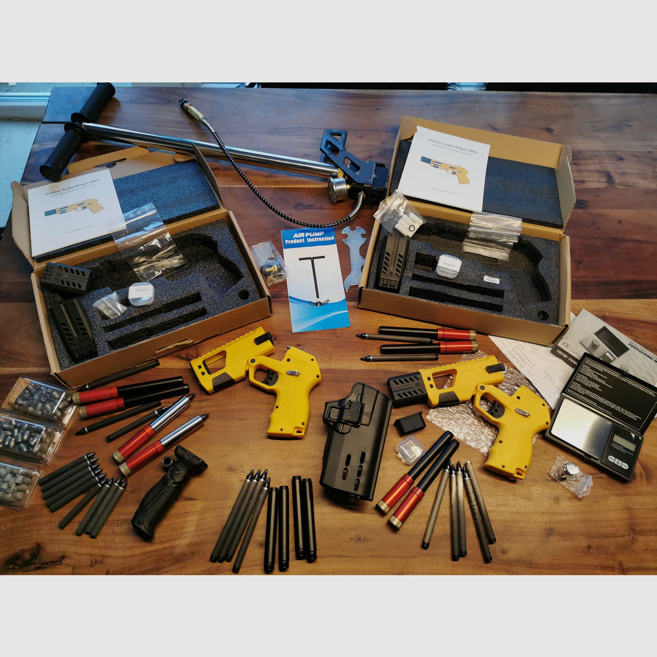 2 x Gogun Scuba Ringer MK II + ZUBEHÖR o. Ende 