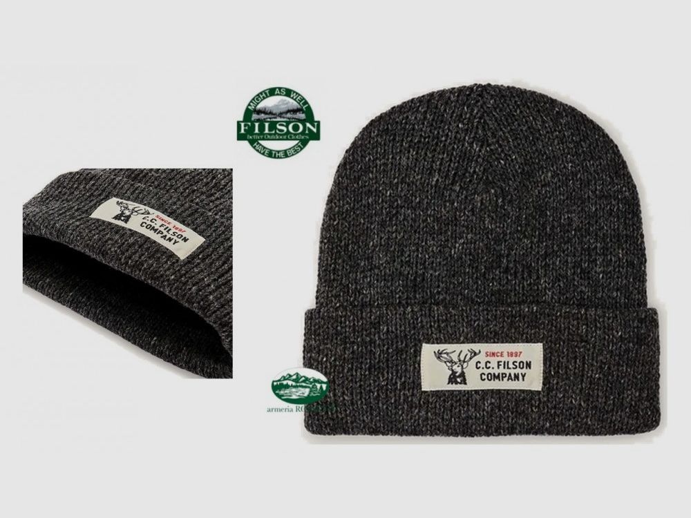 FiLSON Hut Beanie Ragg dunkelgrau