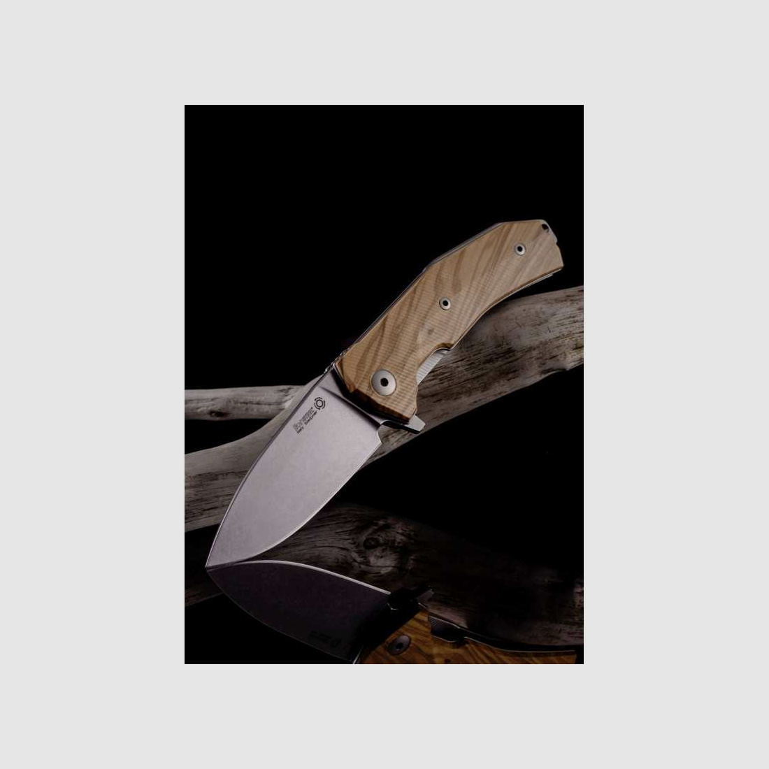 Lionsteel KUR Taschenmesser, Olive, Sleipner