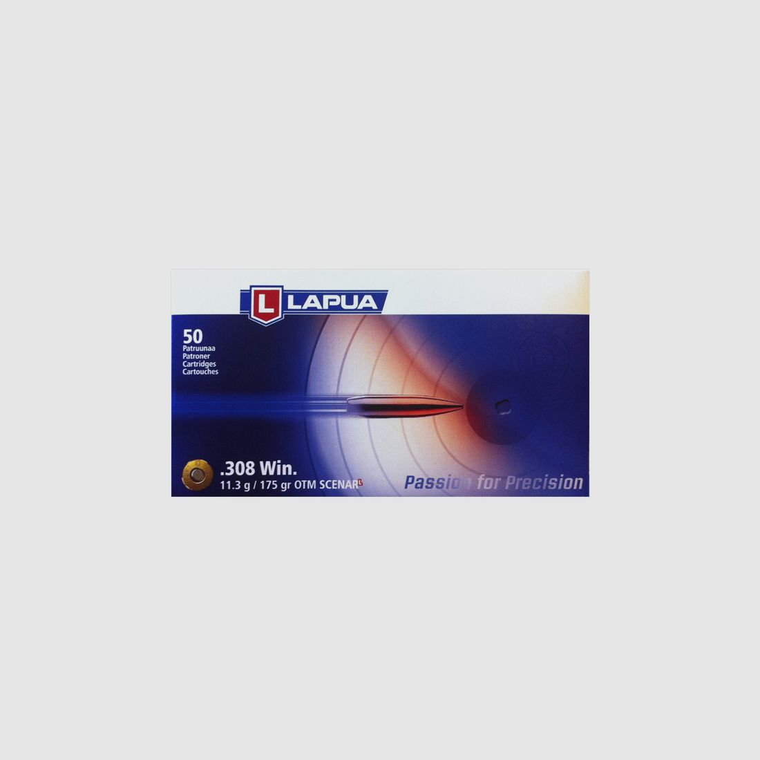 50 Patronen Lapua Scennar-L Match Kaliber .308 175 Grain, Bild 3 von 3