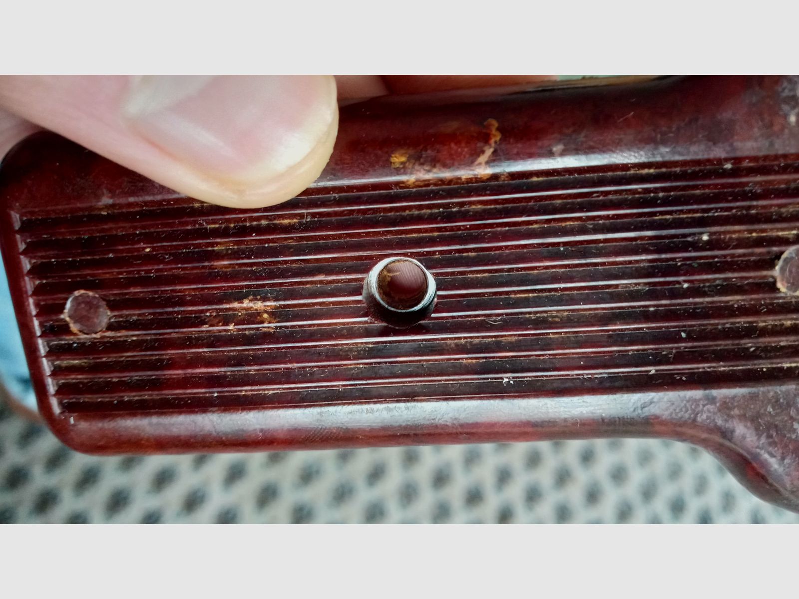 Maniglie posteriori RPG-7 in bakelite del 1971 appartenenti insieme