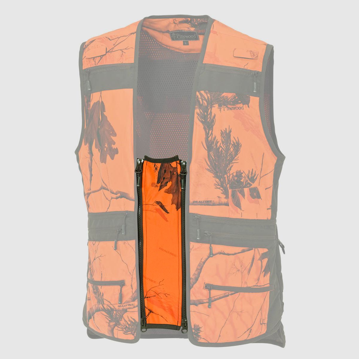 Pinewood Zip-In - Erweiterung Damen Orange AP Blaze