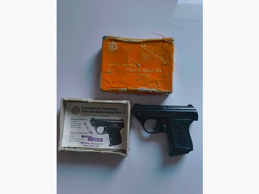 Pistolet Mod 5 na strzały ostrzegawcze