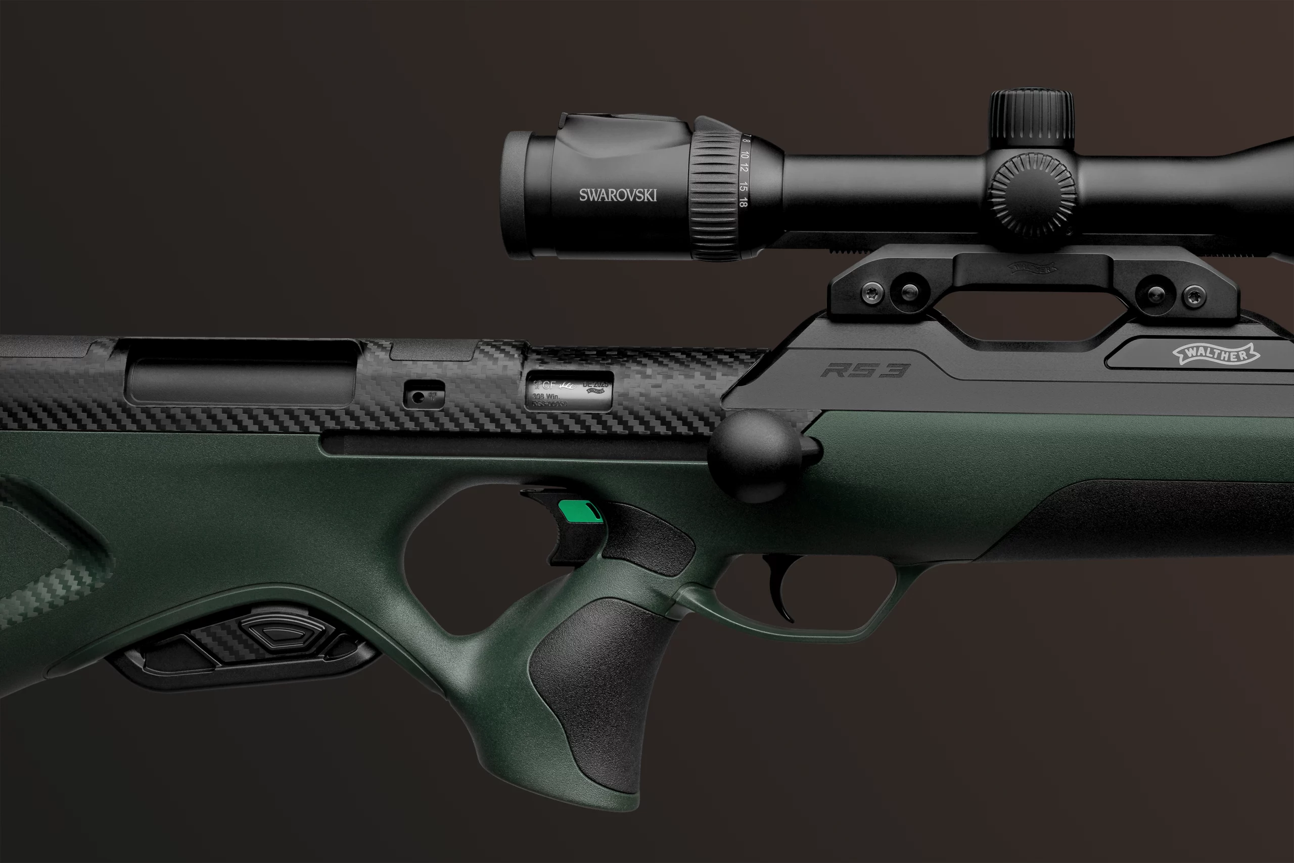 Repetierbüchse WALTHER RS3 PRO PINE Kal. 308 Win 6 Schuss – synthetisch grün Pin, Bild 3 von 5