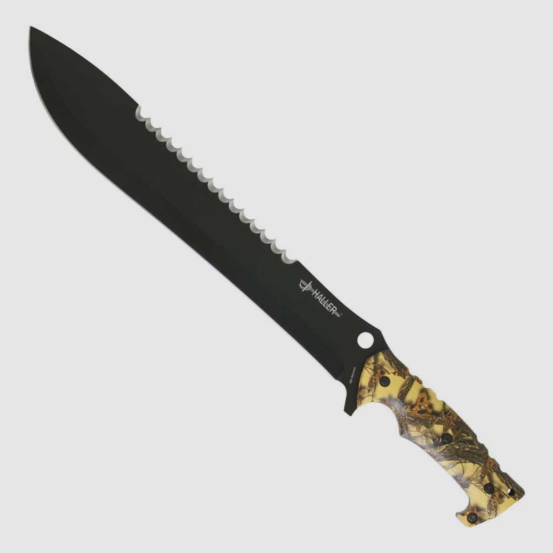 Camo machete with camo pattern