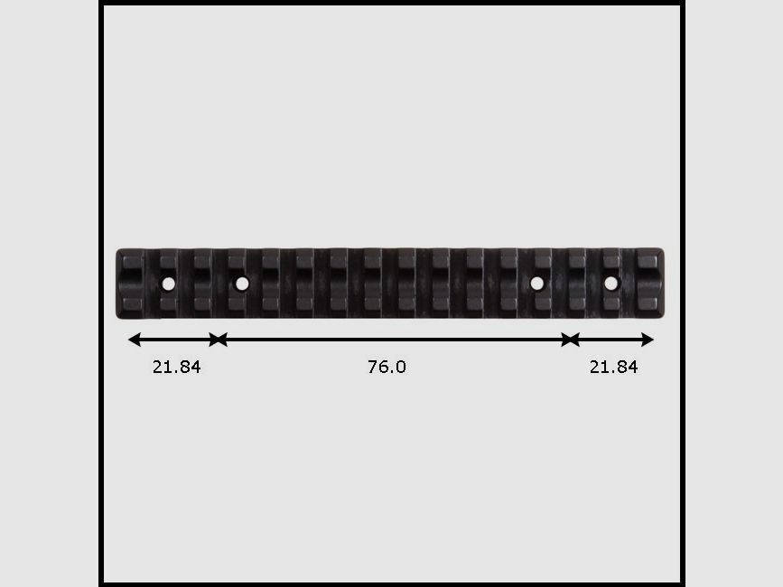 Recknagel 20MOA rail Picatinny Steyr Mannlicher L, image 2 sur 2