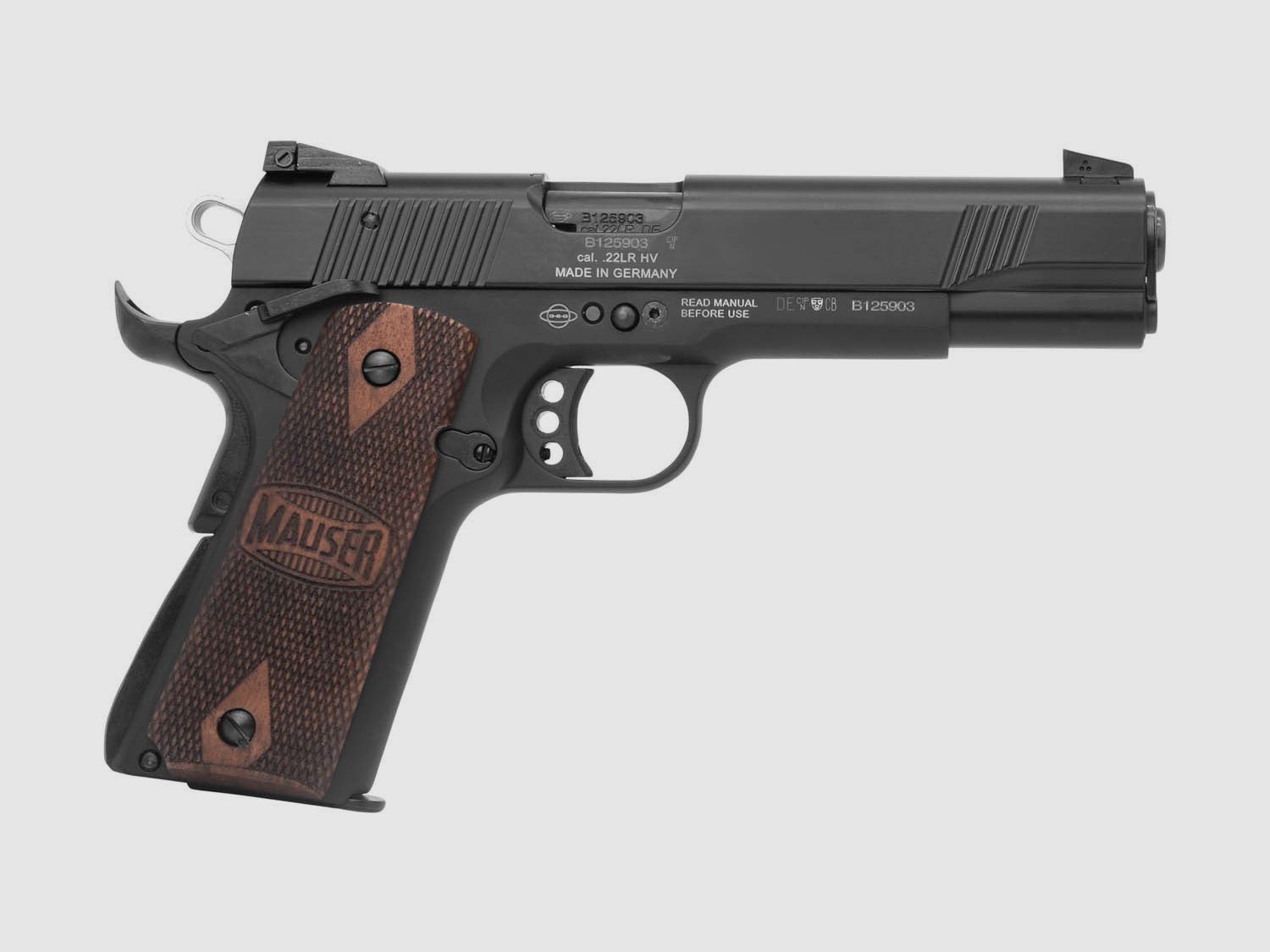 Mauser 1911 22 LR halbautomatische Pistole schwarz, Bild 1 von 4