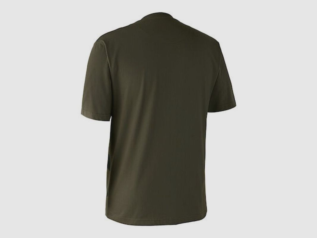 Deerhunter Herren T-Shirt mit Rothirsch grün