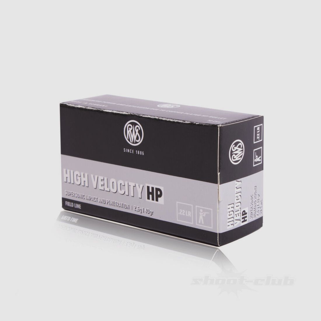 RWS HV HP 40grs 50St .22lr, image 1 sur 5