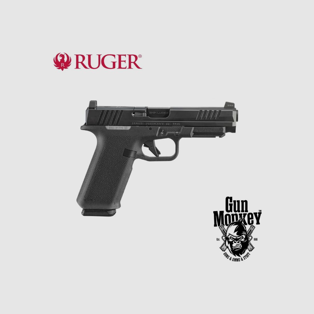 Pistola Ruger RXM FS OR 4.5" Black cal. 9x19 (19444), imagen 1 de 6