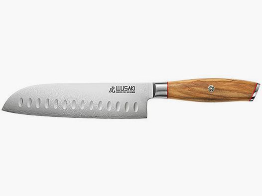 Coltello Wusaki Santoku Damasco 10CR