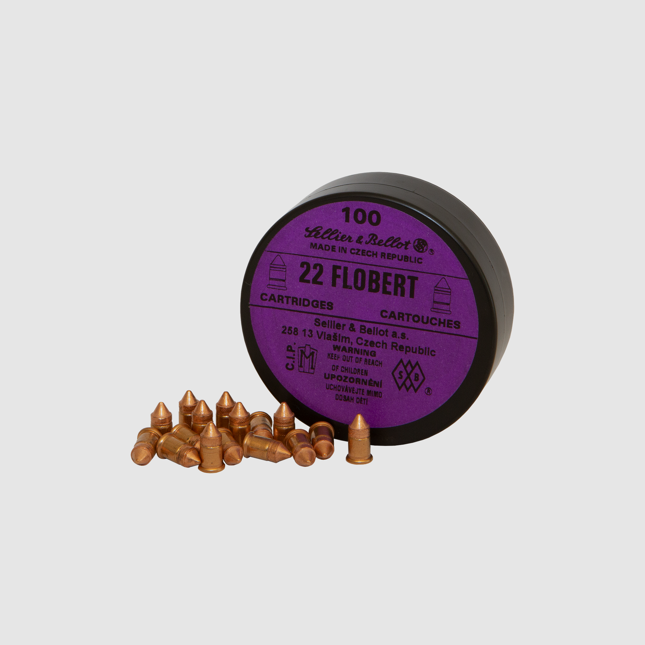 Sellier & Bellot Blank Ammunition .22 Flobert, image 1 of 3